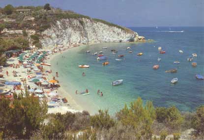 Veduta della spiaggia