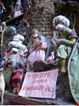 via san gregorio armeno: il presepe influensato