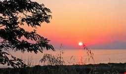 agropoli sonnenuntergang in agripoli