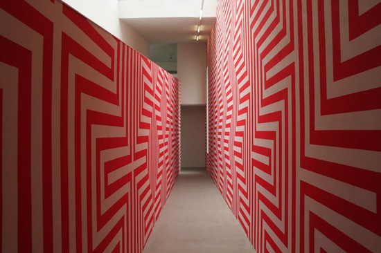 Interno del Centro d'Arte DOX