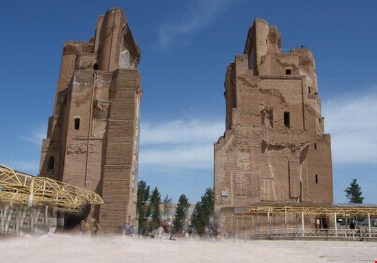  I resti del mitico palazzo di Tamerlano  