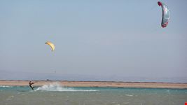 dahab kite surfing in the lagoon dahab