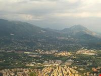 abtei blick auf cassino vom gleichnamigen berg