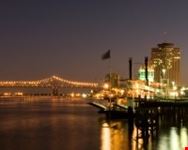 waterfront by night new orleans