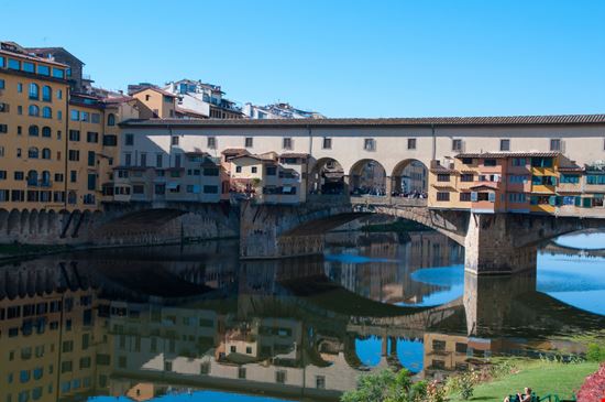 veduta laterale del ponte vecchio ponte vecchio  