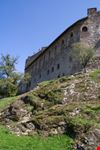 Particolari del castello di Pergine