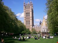 sul prato a Westminster