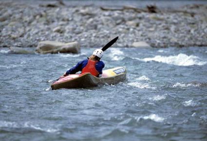 Gara di Canoe sul Fiume Enza