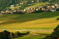 Vista del campo di aviazione