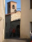 scorcio del centro storico di arquà petrarca