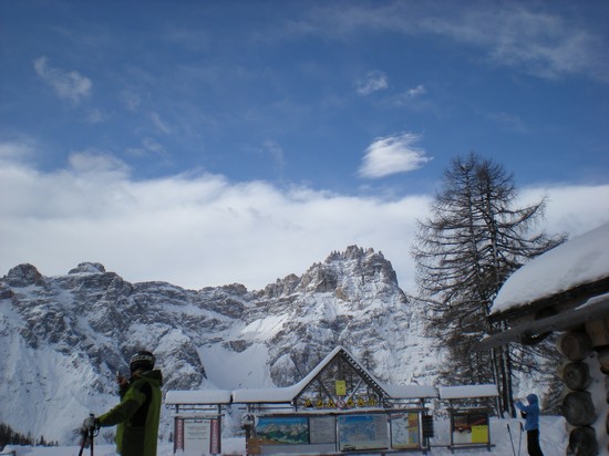 veduta del monte elmo in cima