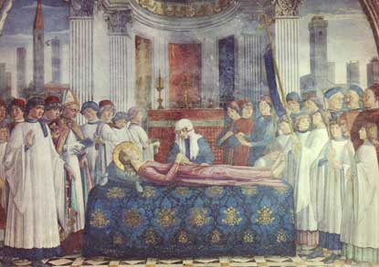 Esequie e miracoli di S. Fina