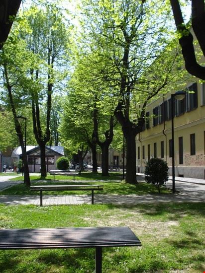  Vista dei giardini pubblici  