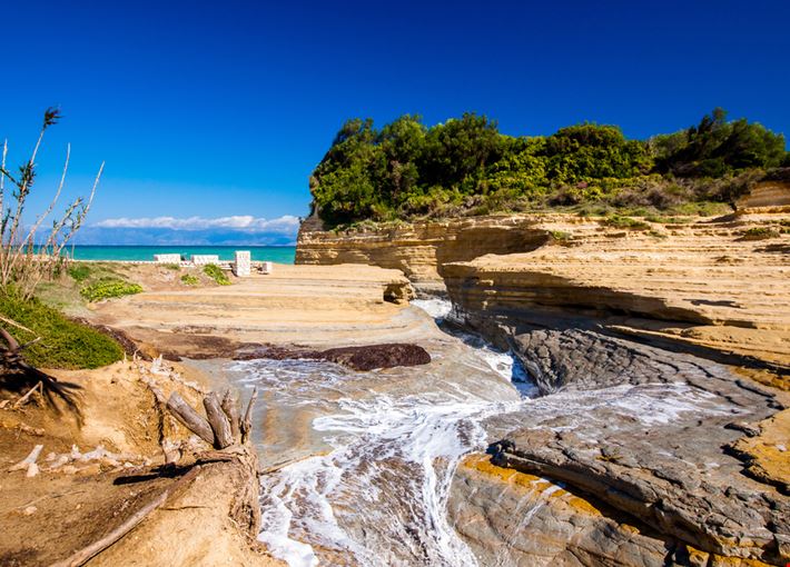Cosa vedere a Corfù: spiaggia Sidari