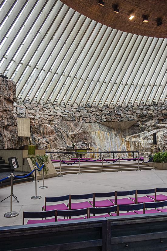 Helsinki Temppeliaukion kirkko stock.adobe.com - solo uso editoriale 