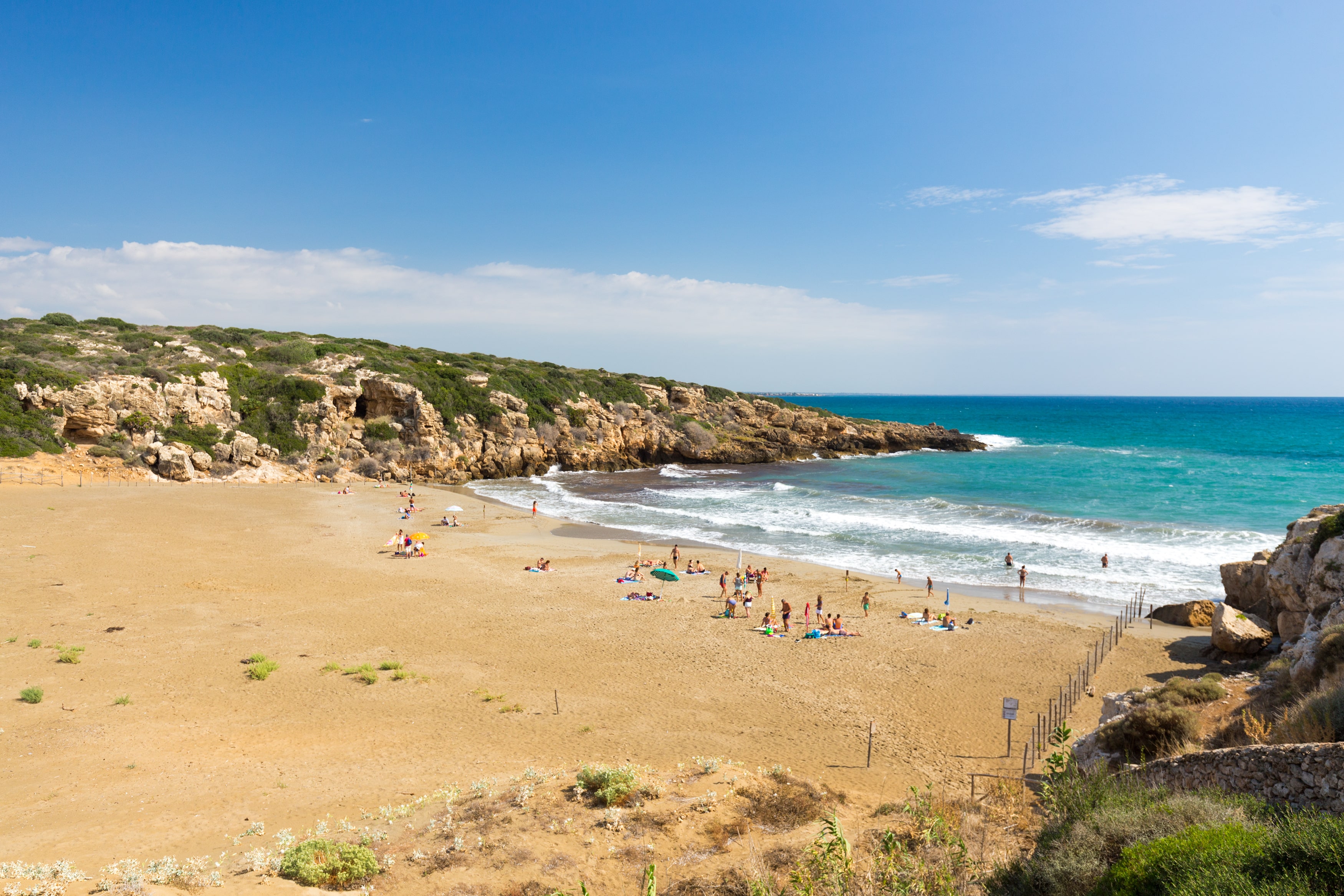 La spiaggia di Calamosche