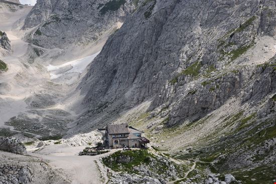 Rifugio Celso Gilberti  Il rifugio tra i monti del Friuli Venezia Giulia stock.adobe.com 