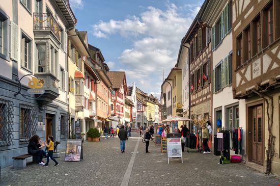 Sciaffusa Centro storico Reiseschatzi / Shutterstock.com 