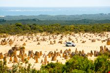 Mare di pinnacoli nel deserto