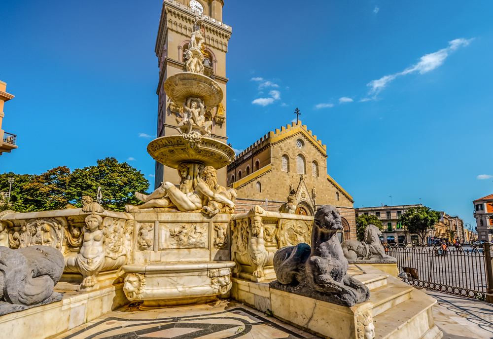 Duomo di Messina e Fontana di Orione