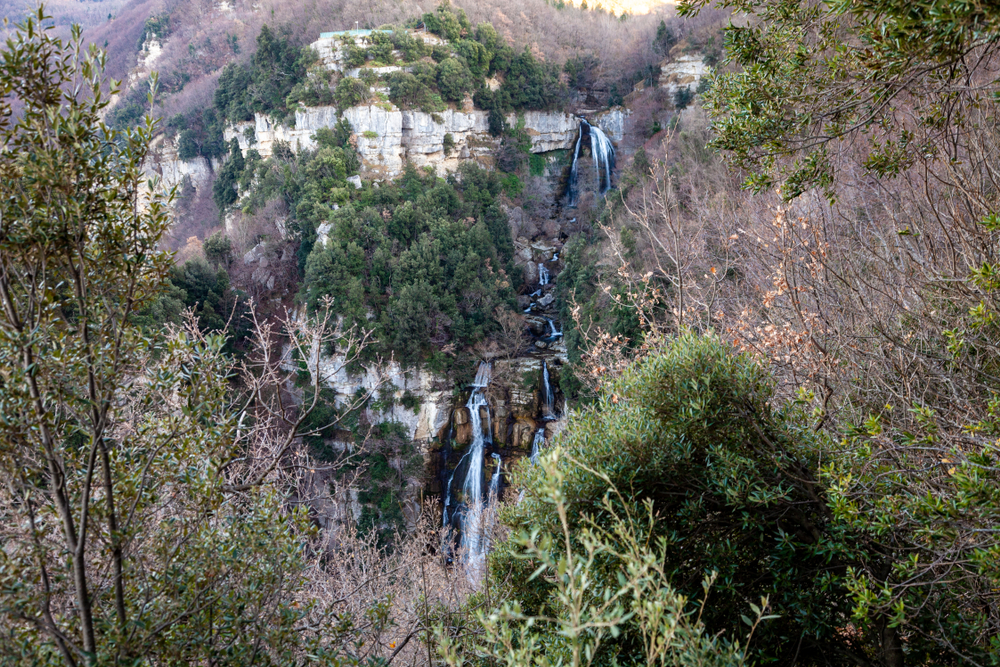 Le cascate del verde Borrello