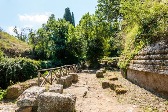 Necropoli etrusca della branditaccia Necropoli etrusca della branditaccia sergiopazzano - Shutterstock.com 