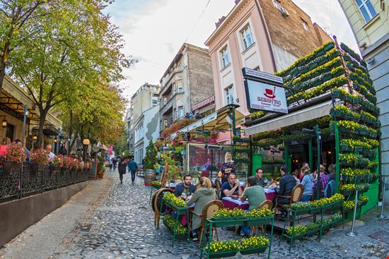 Belgrado Skadarlija Florin Cnejevici / Shutterstock.com 