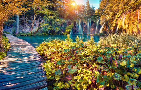 Plitvice National Park Il parco delle cascate nel cuore della Croazia Shutterstock.com 