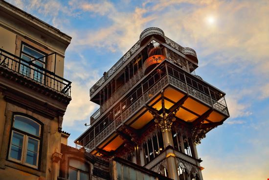 Santa Justa Elevator Santa Justa Elevator Elijah Lovkoff - Shutterstock.com 