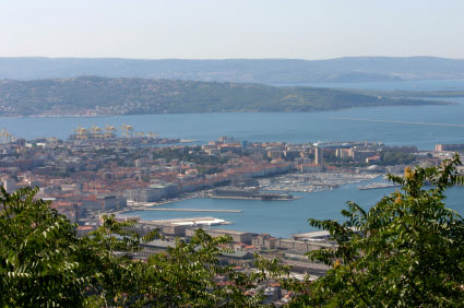Veduta della città di Trieste
