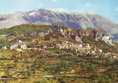 Panorama con la Maiella