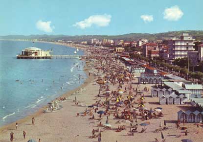 Veduta della spiaggia