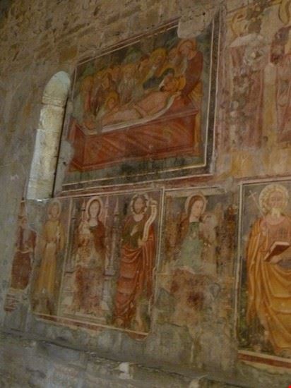  alcuni affreschi della chiesa di san giorgio in lemine  