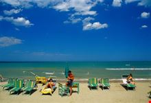 Veduta della spiaggia