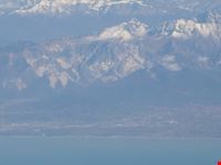 Le cave di marmo viste dall'aereo