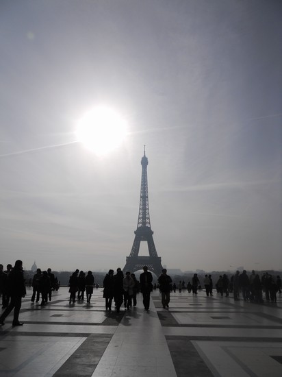 Parigi... controluce all'imbrunire....