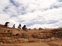 cuzco archeological site workers