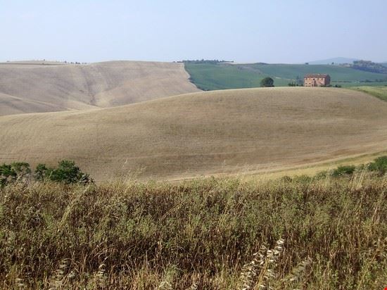 Il paese di Aquilea e le colline Morianesi  - bella campagna in toscana