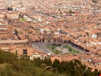 cuzco cuzco main square from saqsawaman
