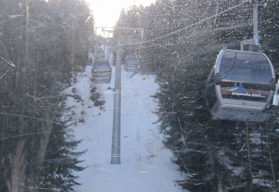 Vista dalla telecabina