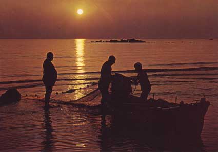 Alba sul mare