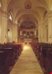 La navata centrale della chiesa di S. Agata (sec. XVI) 