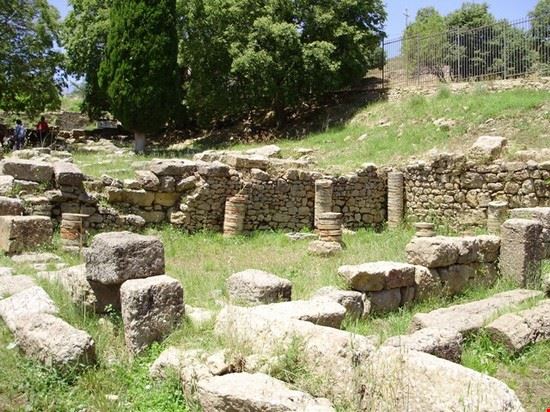 Veduta degli scavi archeologici di Morgantina, Aidone (EN)  