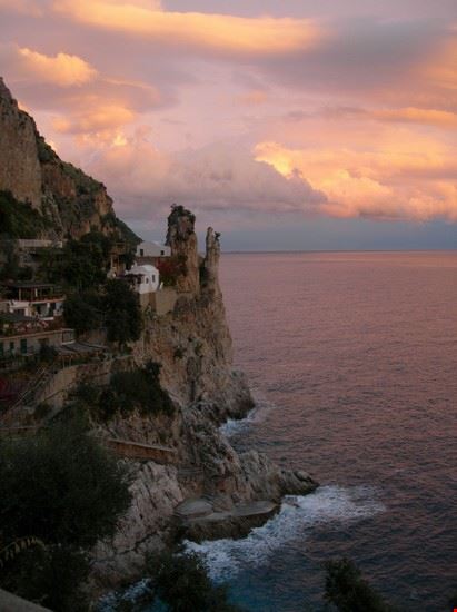  Vista verso salerno di Furore  