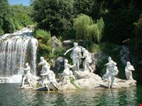 le cascate all'interno della Reggia