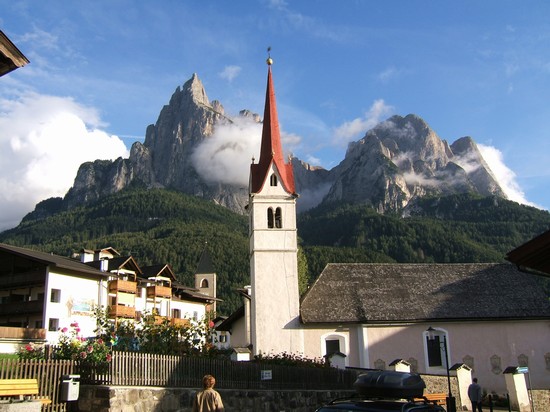 Siusi allo Sciliar, vista del campanile