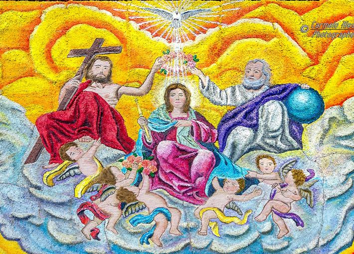 infiorata scalinata Terme Vigliatore 2018 infiorata scalinata Terme Vigliatore 2018
