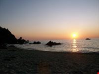 crotone ende eines sonnenuntergangs in crotone