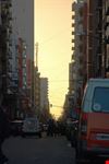 mar del plata abend in den strassen