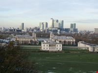 Greenwich - vista di Londra dal Royal Observatory Park
